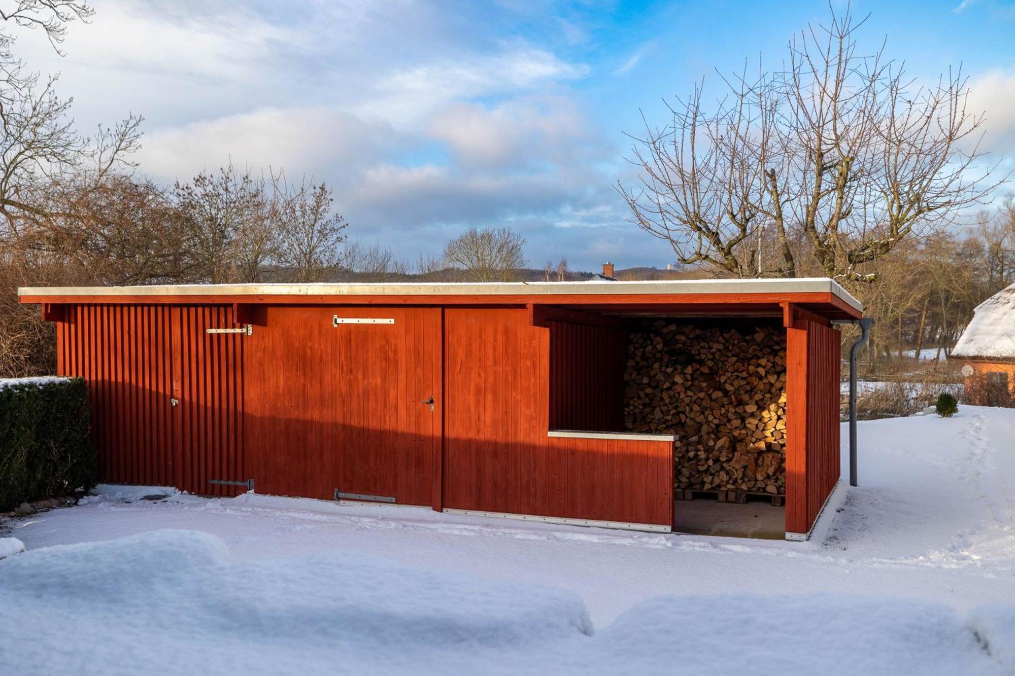 Burtevitz Ferienhaus Preetz 1A - Idylle Unter Reet المظهر الخارجي الصورة