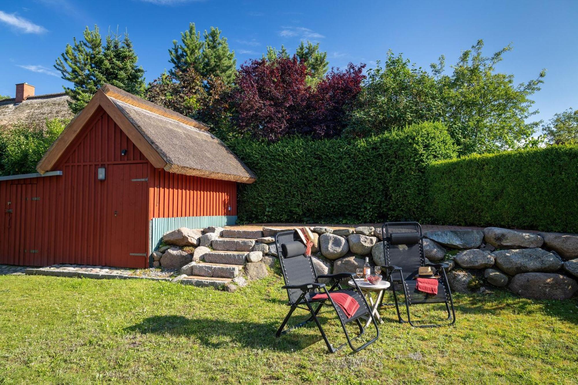 Burtevitz Ferienhaus Preetz 1A - Idylle Unter Reet المظهر الخارجي الصورة